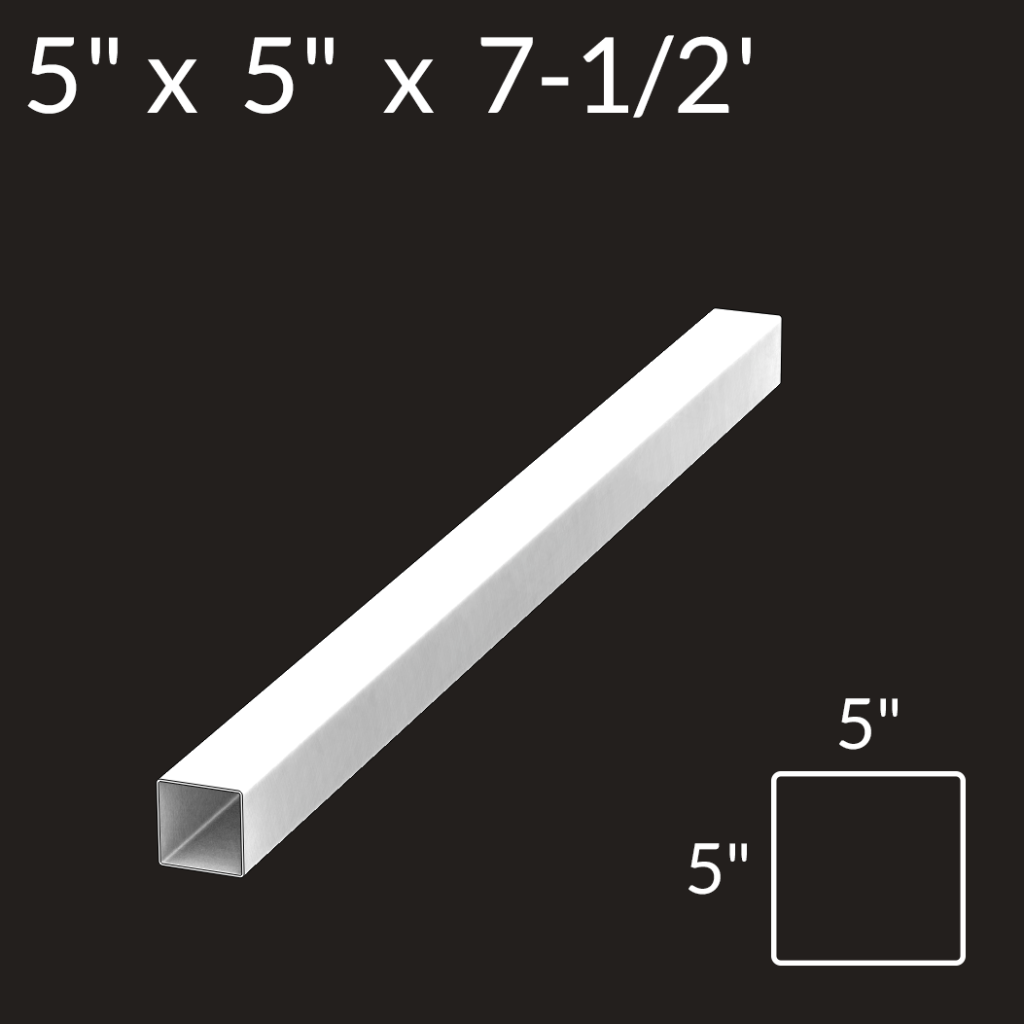 5-inch-x-5-inch-x-7-1-2-foot-vinyl-fence-post-4-rail-corner-white