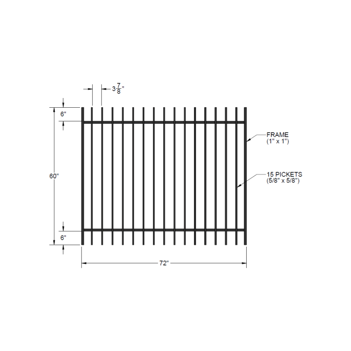 Iron Gate – 60-inch x 72-inch – Regal