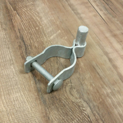 Chain Link Gate Holdback - Duckbill Style For 1 5/8 Or 2 Inch Posts, Pressed Steel