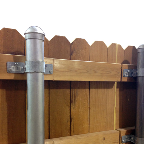 Metal Posts for Wood Fence