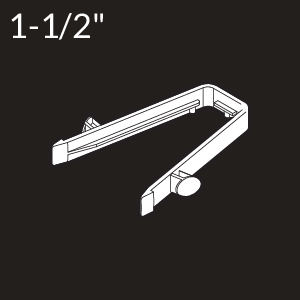 1-1/2-inch Vinyl Rail Clip