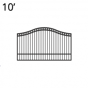 Iron Estate Gate - 60-inch x 10-foot Single - Denali
