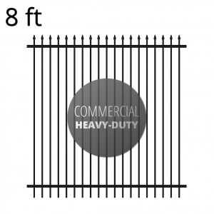 Iron Fence Panel - Commercial - 96-inch x 94-inch - Summit