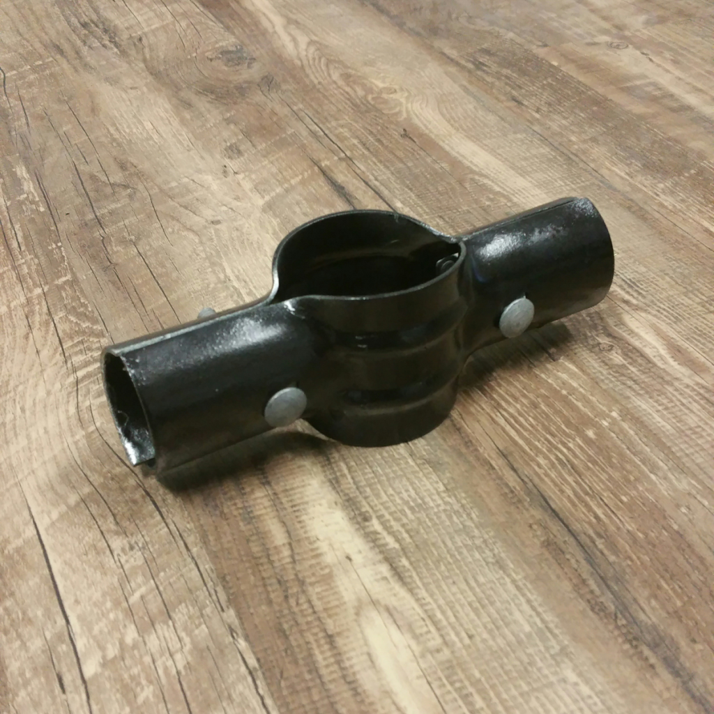 Line Rail Clamp 15/8inch x 13/8inch Black Fence Supply Inc.