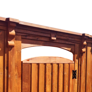 Decorative Wood Fence Accents
