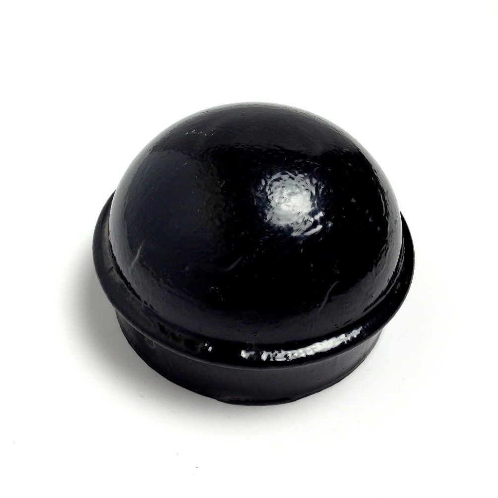 Dome Cap Steel 4inch Black Fence Supply Inc.