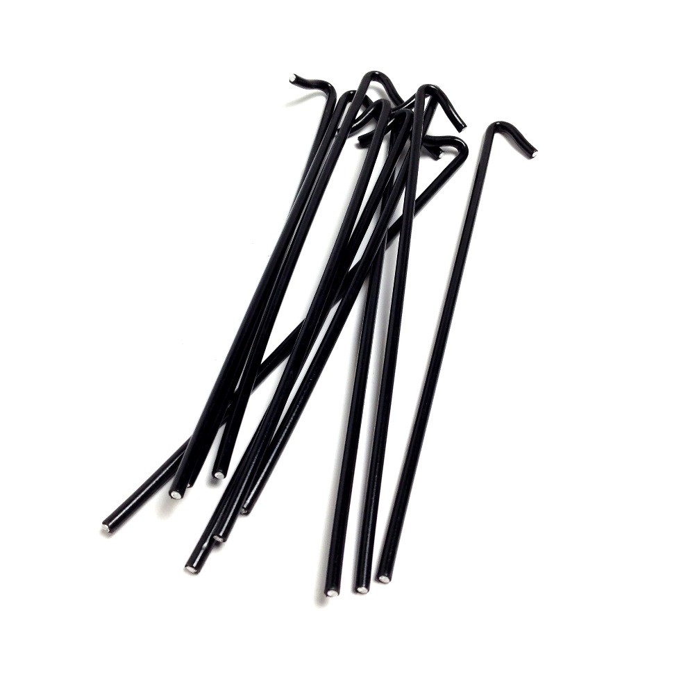 6-1/2-inch, 11-gauge Fence Ties - Black (Bag of 100) - Fence Supply Inc.