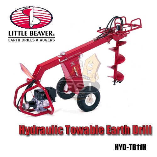 Little Beaver HYD-TB11H Hydraulic Towable Earth Drill - 11 HP (10.7 net ...