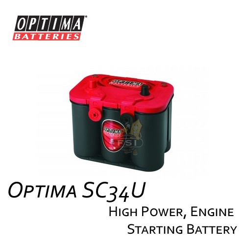 Optima SC34U: OPTIMA Red Top Cranking Battery 8004-003 - Fence Supply Inc.