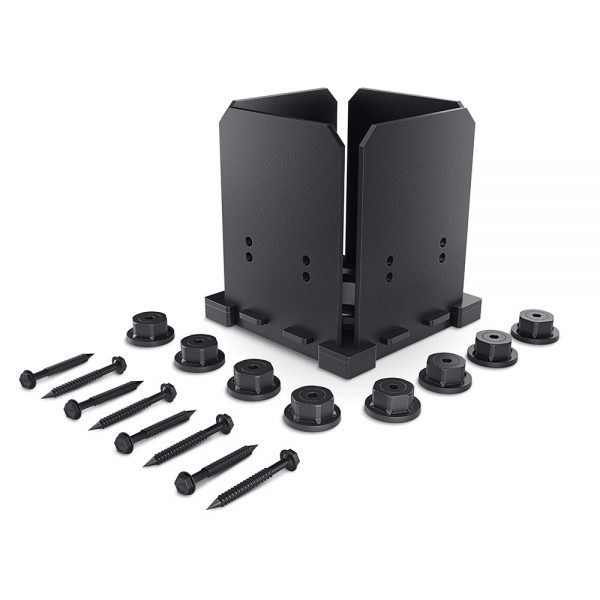 OZCO OZ51708 OWT 6inch x 6inch Elevated Post Base Ironwood