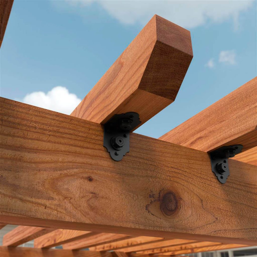 OZCO OZ56618 OWT 4inch Rafter Clip Angle Bracket Laredo Sunset