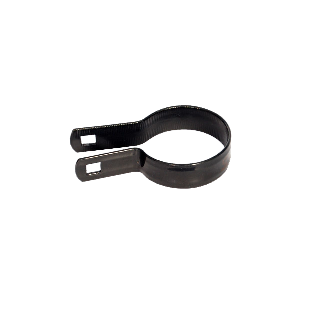 10404B 1-5/8" Black Tension Band for Black Chain Link Fence
